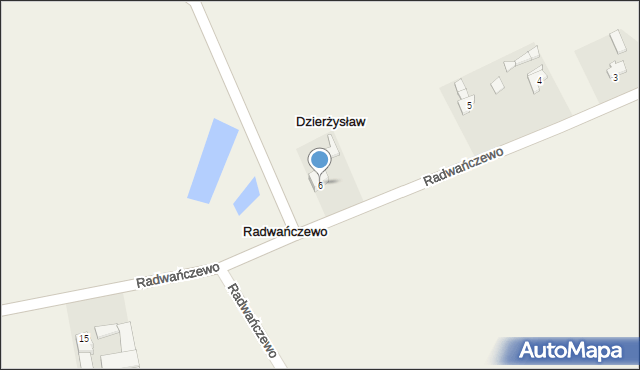 Radwańczewo, Radwańczewo, 6, mapa Radwańczewo