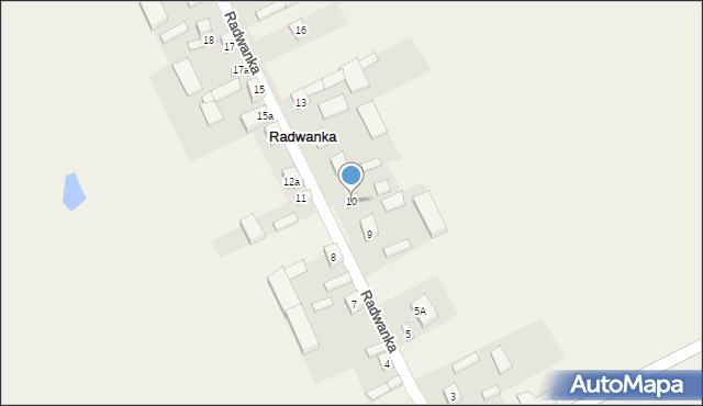 Radwanka, Radwanka, 10, mapa Radwanka