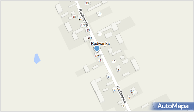 Radwanka, Radwanka, 12a, mapa Radwanka