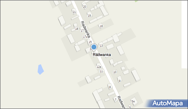 Radwanka, Radwanka, 14, mapa Radwanka