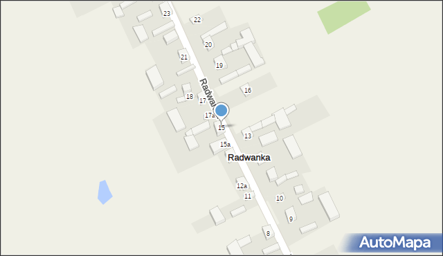 Radwanka, Radwanka, 15, mapa Radwanka