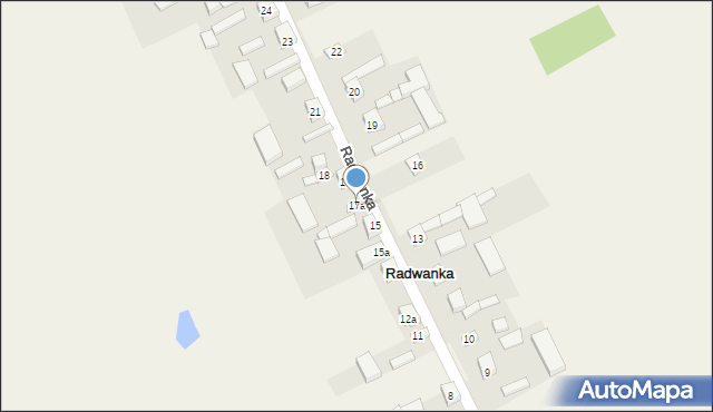 Radwanka, Radwanka, 17a, mapa Radwanka