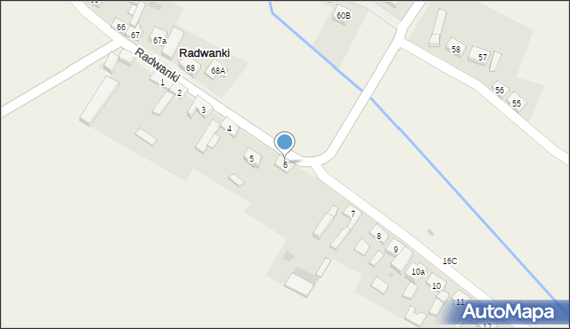 Radwanki, Radwanki, 6, mapa Radwanki