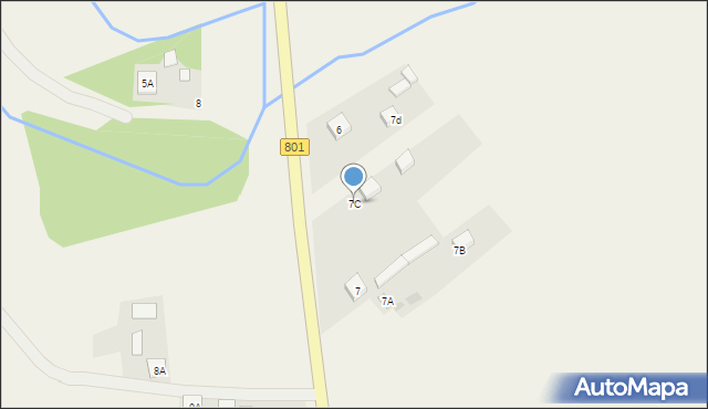 Radwanków Szlachecki, Radwanków Szlachecki, 7C, mapa Radwanków Szlachecki