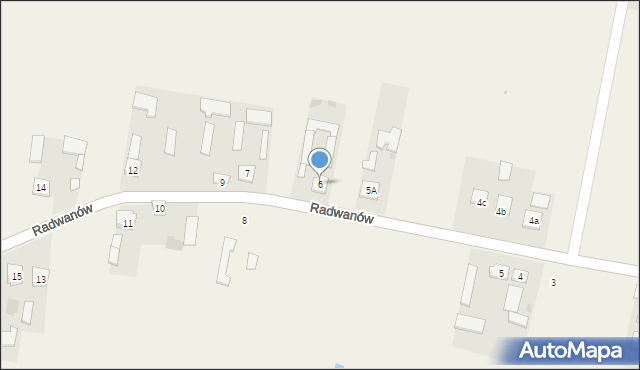 Radwanów, Radwanów, 6, mapa Radwanów