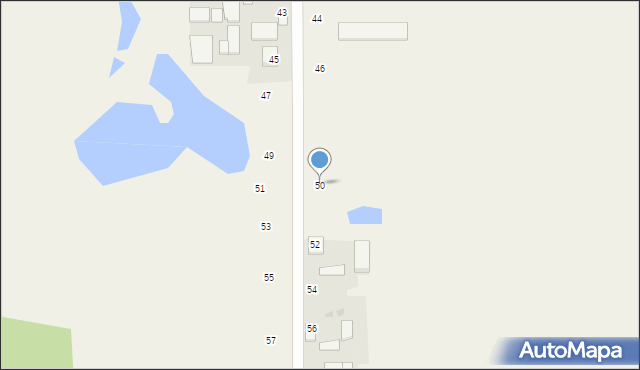 Radzanów, Radzanów, 50, mapa Radzanów