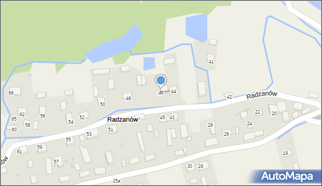 Radzanów, Radzanów, 46, mapa Radzanów