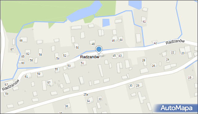 Radzanów, Radzanów, 47, mapa Radzanów