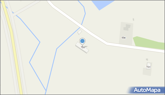 Radzanów, Radzanów, 70w, mapa Radzanów