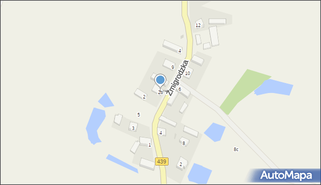 Radziądz, Radziądz, 2b, mapa Radziądz