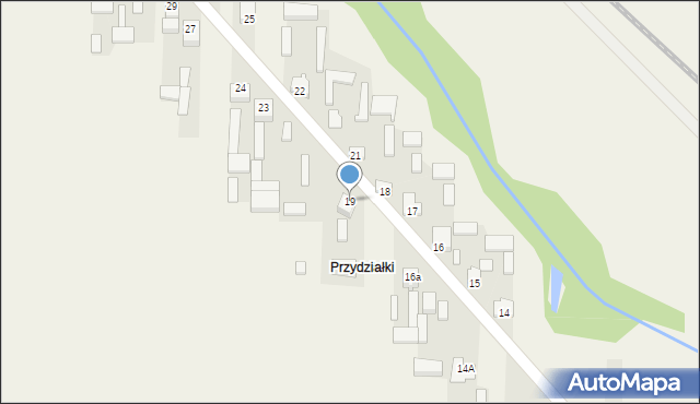 Radzice Duże, Radzice Duże, 19, mapa Radzice Duże