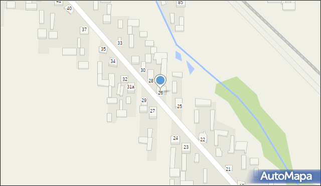 Radzice Duże, Radzice Duże, 26, mapa Radzice Duże