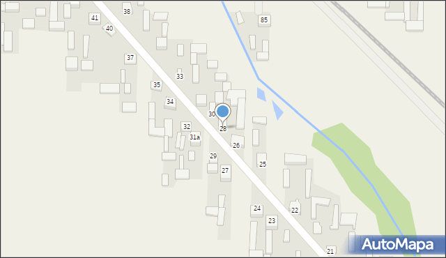 Radzice Duże, Radzice Duże, 28, mapa Radzice Duże