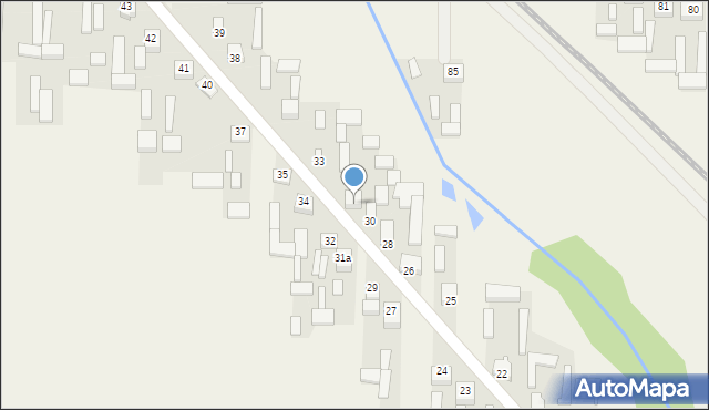 Radzice Duże, Radzice Duże, 31, mapa Radzice Duże