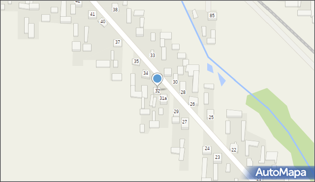 Radzice Duże, Radzice Duże, 32, mapa Radzice Duże