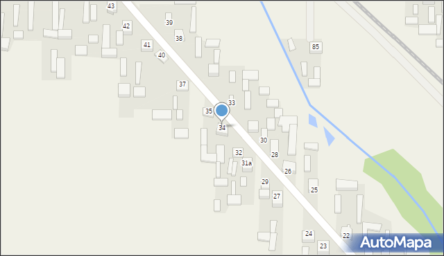 Radzice Duże, Radzice Duże, 34, mapa Radzice Duże