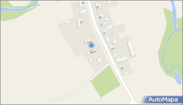 Radzicz, Radzicz, 20A, mapa Radzicz