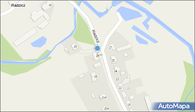 Radzicz, Radzicz, 28, mapa Radzicz