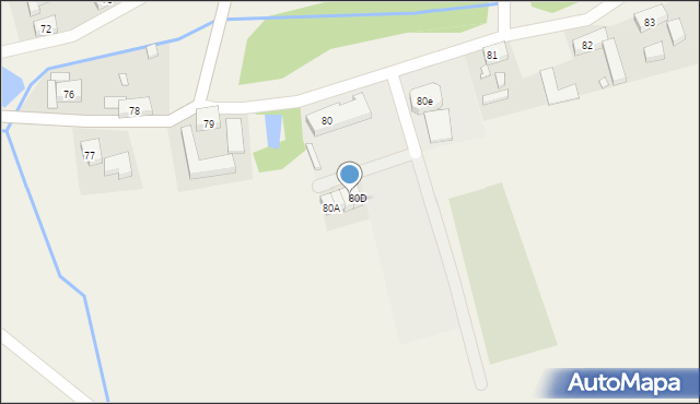 Radziechów, Radziechów, 80C, mapa Radziechów