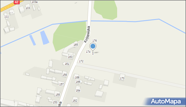 Radziechowice Drugie, Radziechowice Drugie, 1, mapa Radziechowice Drugie