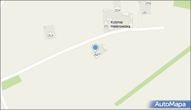 Radzięcin, Radzięcin, 154, mapa Radzięcin