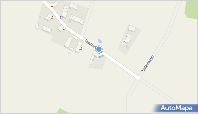 Radzieszyn, Radzieszyn, 18, mapa Radzieszyn