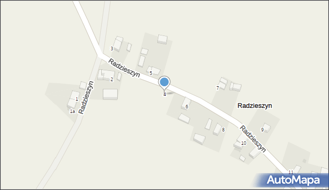 Radzieszyn, Radzieszyn, 4, mapa Radzieszyn