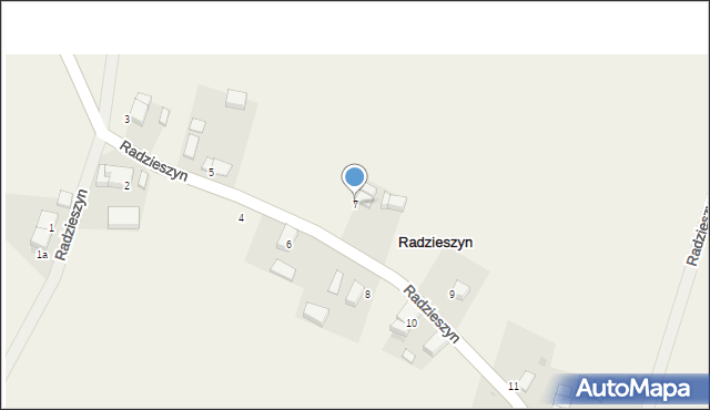 Radzieszyn, Radzieszyn, 7, mapa Radzieszyn