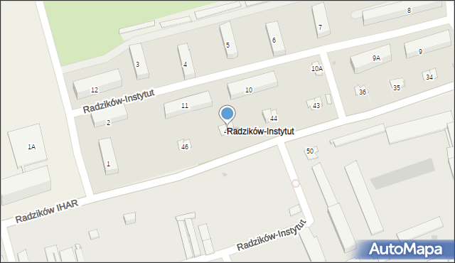 Radzików, Radzików, 45, mapa Radzików