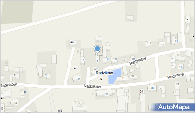 Radzików, Radzików, 7, mapa Radzików