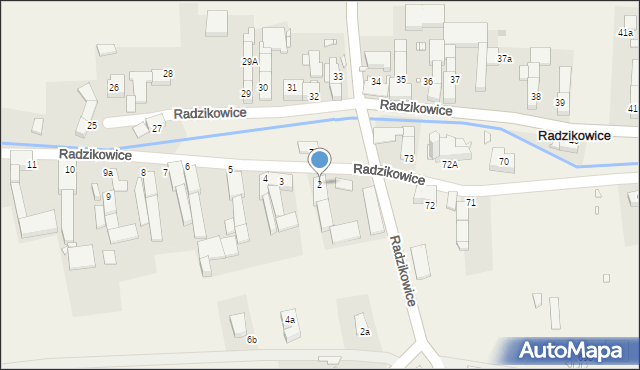 Radzikowice, Radzikowice, 2, mapa Radzikowice