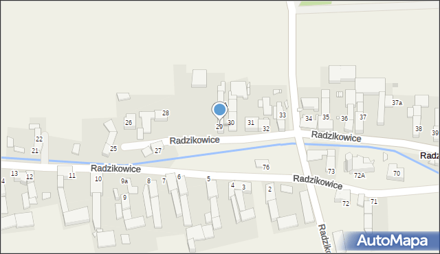 Radzikowice, Radzikowice, 29, mapa Radzikowice