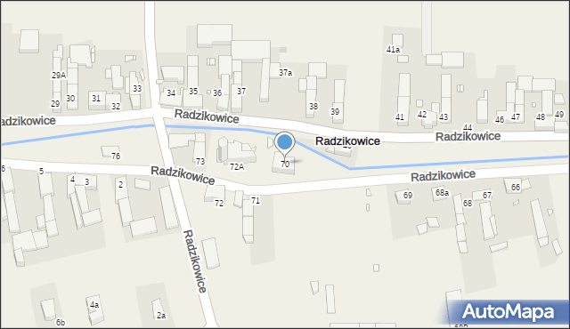 Radzikowice, Radzikowice, 70, mapa Radzikowice