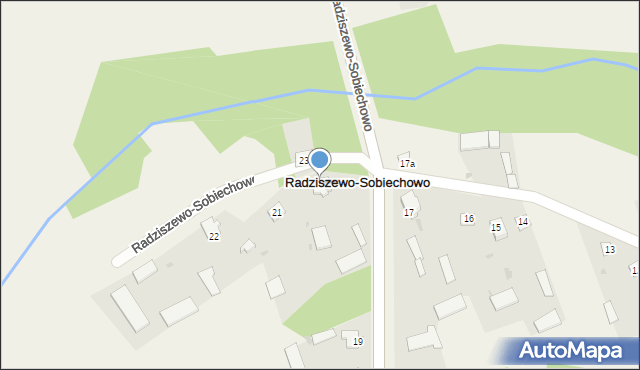 Radziszewo-Sobiechowo, Radziszewo-Sobiechowo, 20, mapa Radziszewo-Sobiechowo