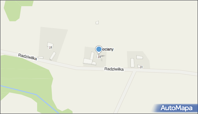 Radziwiłka, Radziwiłka, 19, mapa Radziwiłka