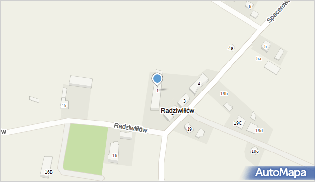 Radziwiłłów, Radziwiłłów, 1, mapa Radziwiłłów