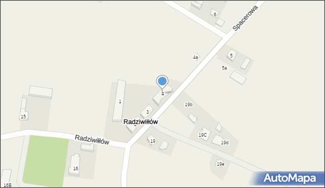 Radziwiłłów, Radziwiłłów, 4, mapa Radziwiłłów