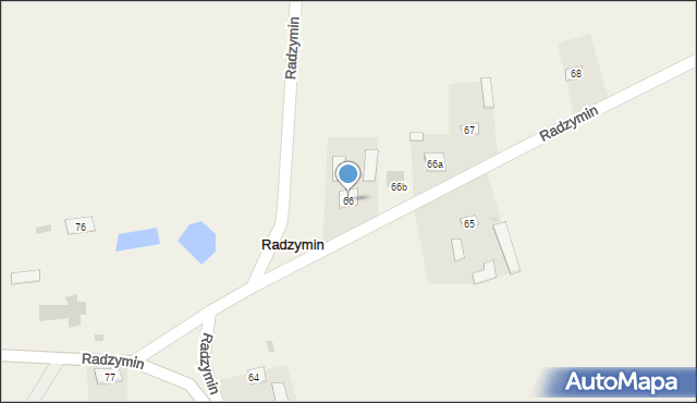 Radzymin, Radzymin, 66, mapa Radzymin