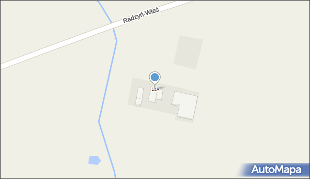 Radzyń-Wieś, Radzyń-Wieś, 14A, mapa Radzyń-Wieś