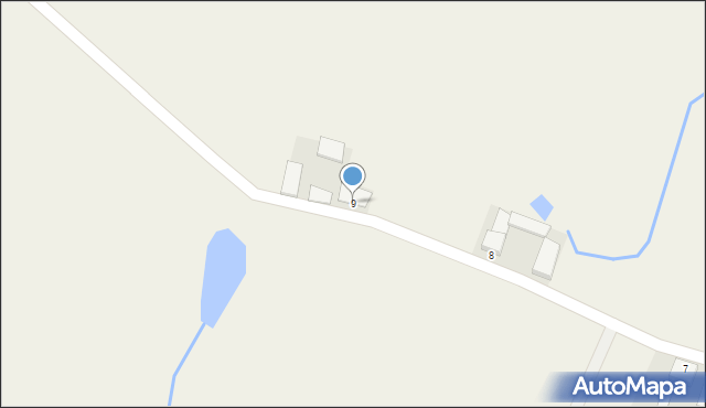Radzyń-Wieś, Radzyń-Wieś, 9, mapa Radzyń-Wieś