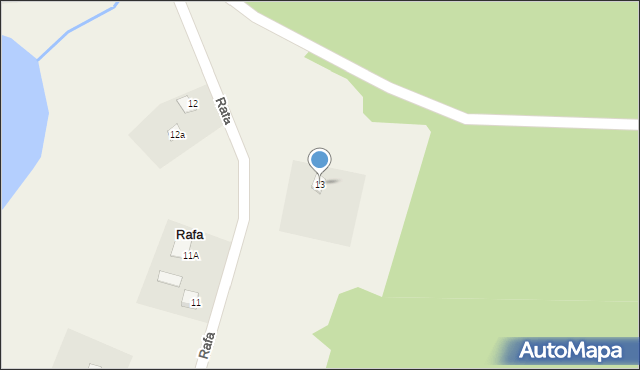 Rafa, Rafa, 13, mapa Rafa
