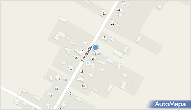 Rafałówka, Rafałówka, 18, mapa Rafałówka