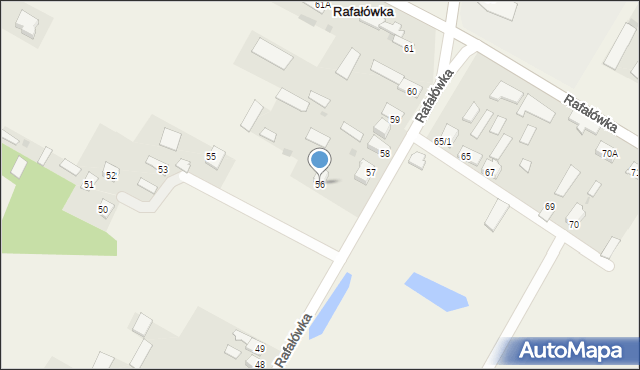 Rafałówka, Rafałówka, 56, mapa Rafałówka