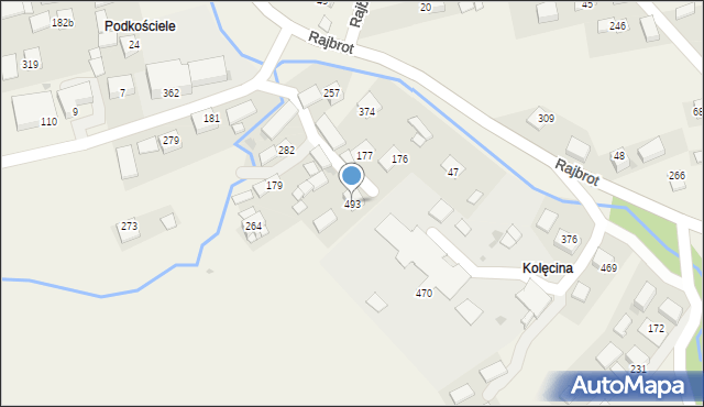 Rajbrot, Rajbrot, 493, mapa Rajbrot