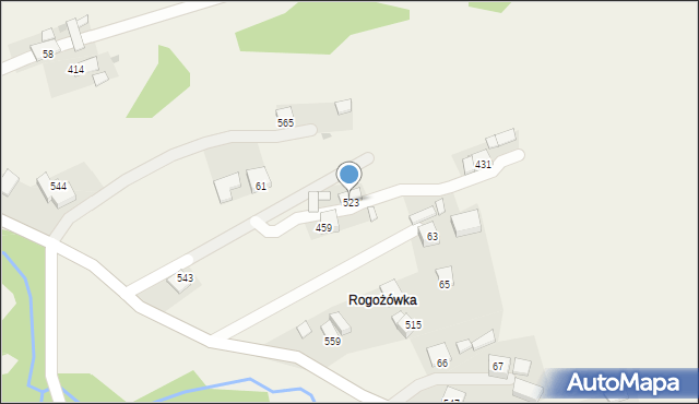 Rajbrot, Rajbrot, 523, mapa Rajbrot