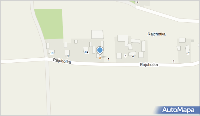 Rajchotka, Rajchotka, 8, mapa Rajchotka