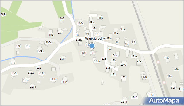 Rajcza, Rajcza, 119, mapa Rajcza