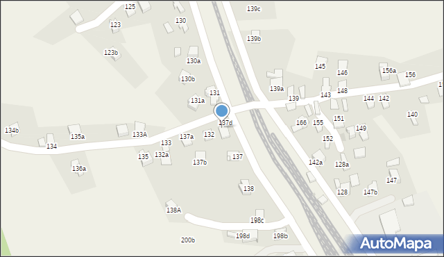 Rajcza, Rajcza, 137c, mapa Rajcza