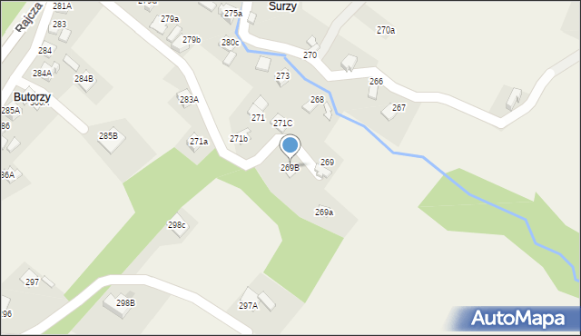 Rajcza, Rajcza, 269B, mapa Rajcza