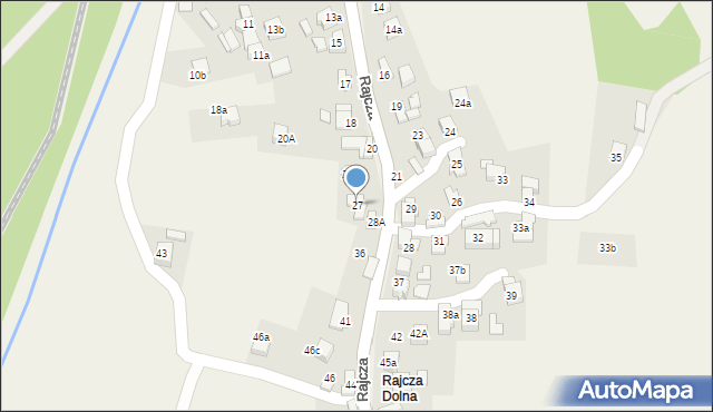 Rajcza, Rajcza, 27, mapa Rajcza